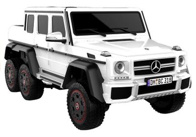 Viking Choice  Elektrische kinderauto Mercedes G63 - 6 wielen – Wit