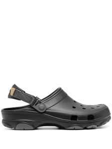 Crocs claquettes à détails de perforations - Noir