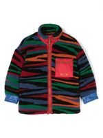 Missoni Kids doudoune zippée à imprimé abstrait - Noir