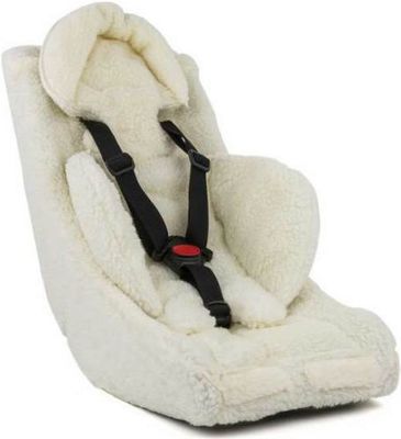 Melia 3-punts babyschaal schaap plus 0-9 maand wit
