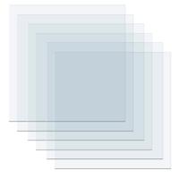 We R Makers • 3d mold press clear plastic sheets 40pcs