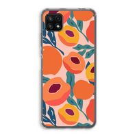 Perzik: Samsung Galaxy A22 5G Transparant Hoesje