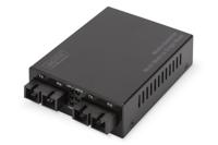 Digitus DN-82124 netwerk media converter 1000 Mbit/s 1310 nm Single-mode, Multimode Zwart