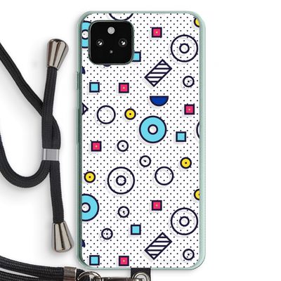 8-bit N°9: Pixel 5a 5G Transparant Hoesje met koord