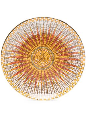 La DoubleJ assiette en porcelaine sun mosaic (13 cm) - Orange