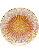 La DoubleJ assiette en porcelaine sun mosaic (13 cm) - Orange