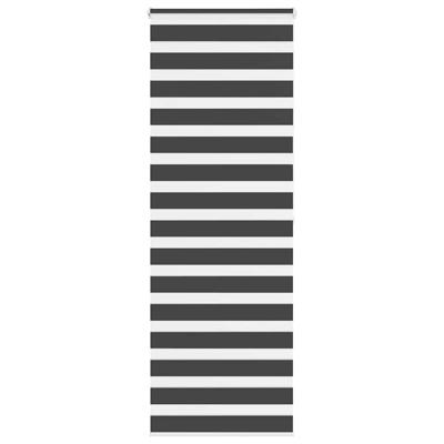 VidaXL Zebra rolgordijn 70x200 cm stofbreedte 65,9 cm zwart
