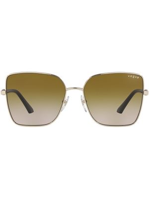 Vogue Eyewear lunettes de soleil à monture oversize - Or