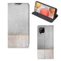 Samsung Galaxy A42 Book | Wallet Case | Wood Concrete