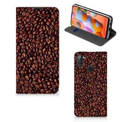 Samsung Galaxy M11 | A11 | Flip Style Cover | Koffiebonen