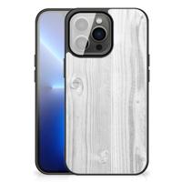 iPhone 13 Pro Max Houten Print Telefoonhoesje White Wood