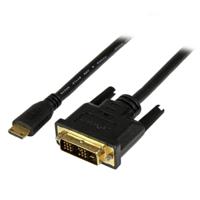 StarTech Mini HDMI naar DVI M/M 2m zwart