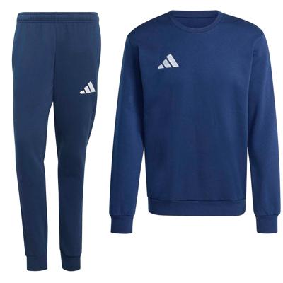 adidas Entrada 26 Crew Sweater Joggingpak Donkerblauw Wit