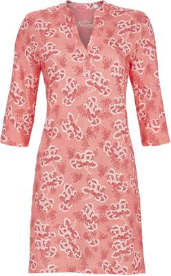 Gebloemd Ringella nachthemd rood