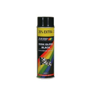 Motip Spuitlak acryllak hoogglans zwart 500 ml