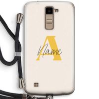 Amber Script: LG K10 (2016) Transparant Hoesje met koord