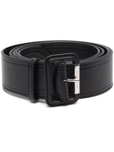 Alexander McQueen ceinture en cuir à bout pointu - Noir