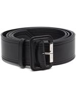 Alexander McQueen ceinture en cuir à bout pointu - Noir - thumbnail