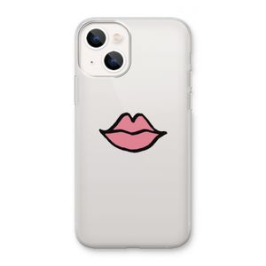 Kusje: iPhone 13 mini Transparant Hoesje