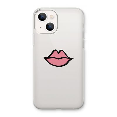 Kusje: iPhone 13 mini Transparant Hoesje