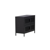 Fjôrd - Dressoir Zwart 90cm - Metaal - Nett