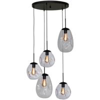 Masterlight Vide hanglampLava 5x helder glas - 2762-05-50-5-00-1110