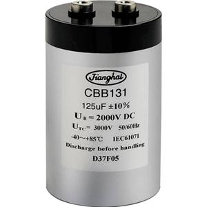 Jianghai FCCA3DL397KL136031CE3-JEE0060 1 stuk(s) MKP-foliecondensator Snap-in 390 µF 1100 V 10 % (Ø x l) 86 mm x 141 mm