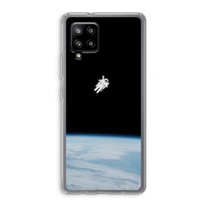 Alone in Space: Samsung Galaxy A42 5G Transparant Hoesje