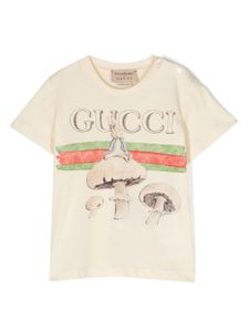 Gucci Kids x Peter Rabbit™ t-shirt en coton - Tons neutres