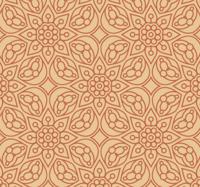Behang bloemen Vintage mandala-elementen