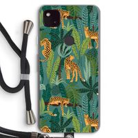 Luipaard 2: Pixel 4a 5G Transparant Hoesje met koord