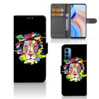 OPPO Reno 4 Pro 5G Leuk Hoesje Lion Color