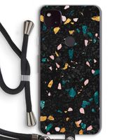 Terrazzo N°10: Pixel 4a 5G Transparant Hoesje met koord