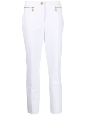 Michael Michael Kors pantalon slim à taille mi-haute - Blanc