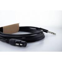 Cordial EM 0,5 FV XLR Verbindingskabel [1x XLR-bus 3-polig - 1x Jackplug male 6,3 mm (stereo)] 0.50 m Zwart