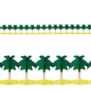 Hawaii palmbomen slingers 4 meter van papier