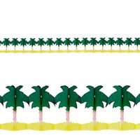 Hawaii palmbomen slingers 4 meter van papier - thumbnail