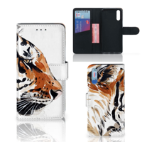 Hoesje Huawei P20 Watercolor Tiger Hoesje Huawei P20 Watercolor Tiger