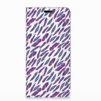 Nokia 7.1 (2018) | Hoesje met Magneet | Feathers Color