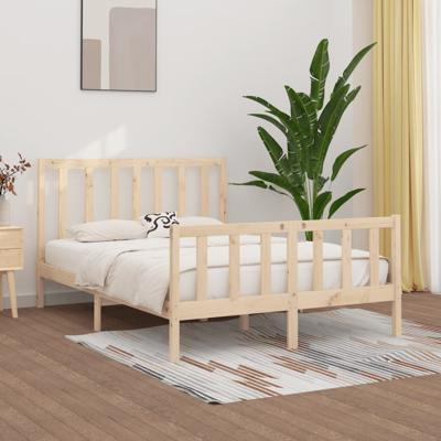 Bedframe massief hout 140x190 cm