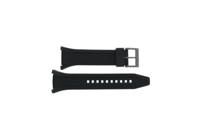 Horlogeband Seiko SNAB39P1 / 7T62-0HJ0 / 4LN1NER Rubber Zwart 20mm