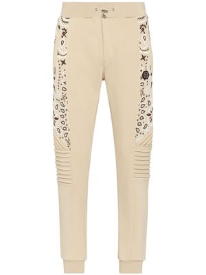Philipp Plein pantalon de jogging à motif cachemire - Tons neutres