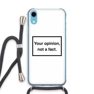 Your opinion: iPhone XR Transparant Hoesje met koord
