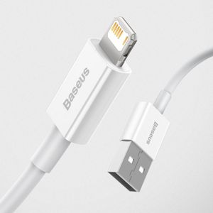 Baseus CALYS-C02 mobiele telefoonkabel Wit 2 m USB A Lightning