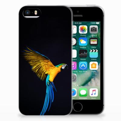 Apple iPhone SE | 5S | TPU Hoesje | Papegaai
