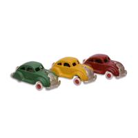 A SET OF 3 CAST IRON CAR MODELS