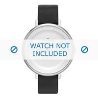 Skagen horlogeband SKW2261 Leder Zwart