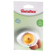 Metaltex eierprikker wit/geel