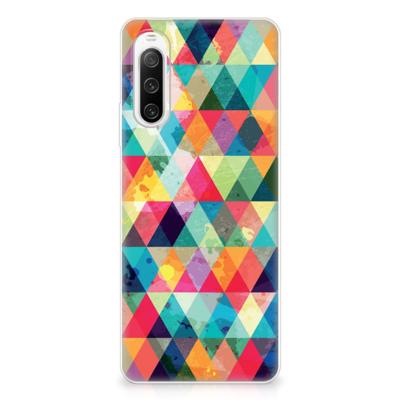 Sony Xperia 10 IV | TPU bumper | Geruit