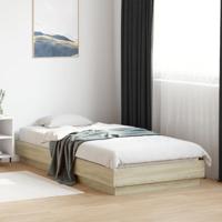 Bedframe zonder matras hout sonoma eikenkleurig 90x200 cm